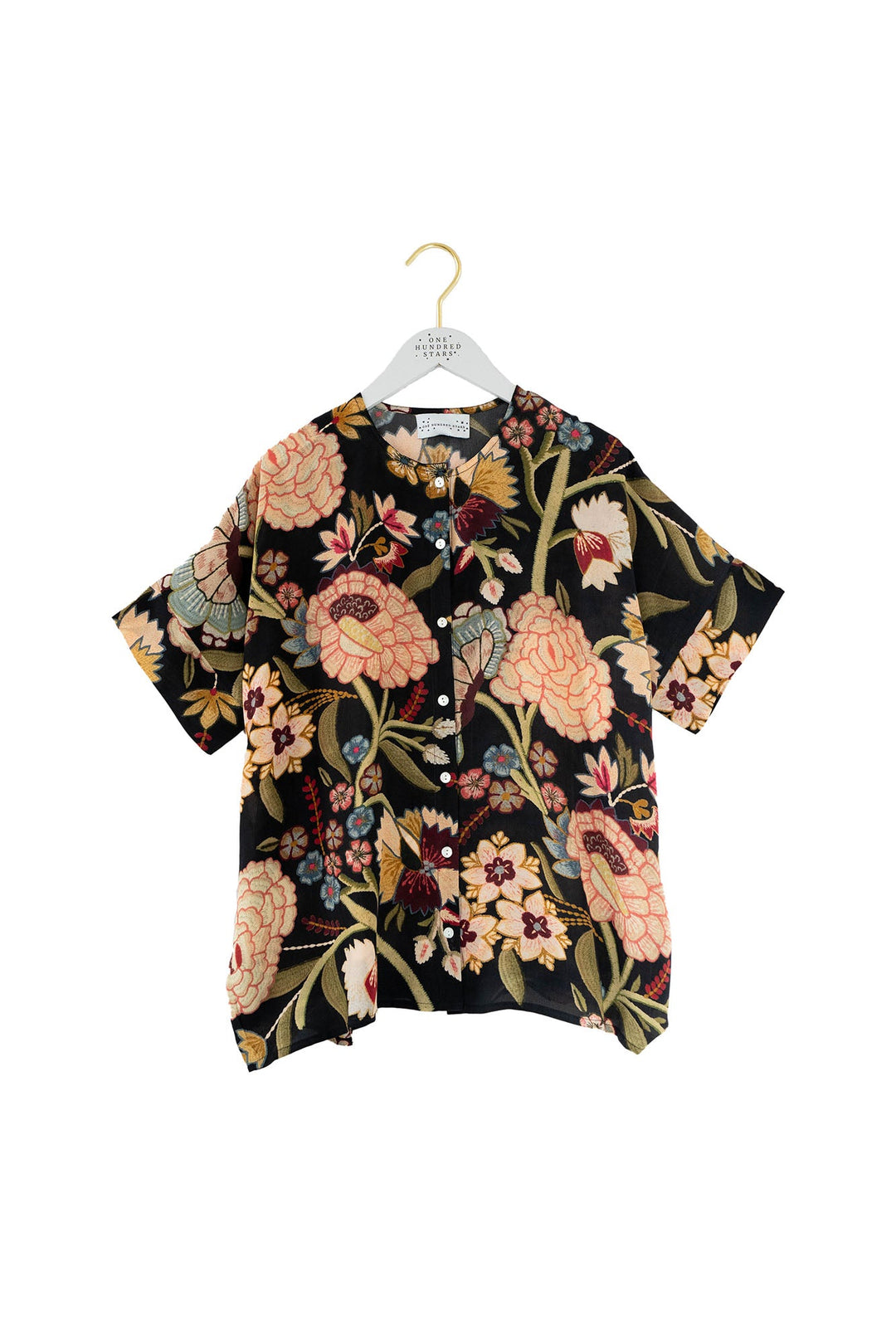 Dahlia Black Tea Blouse