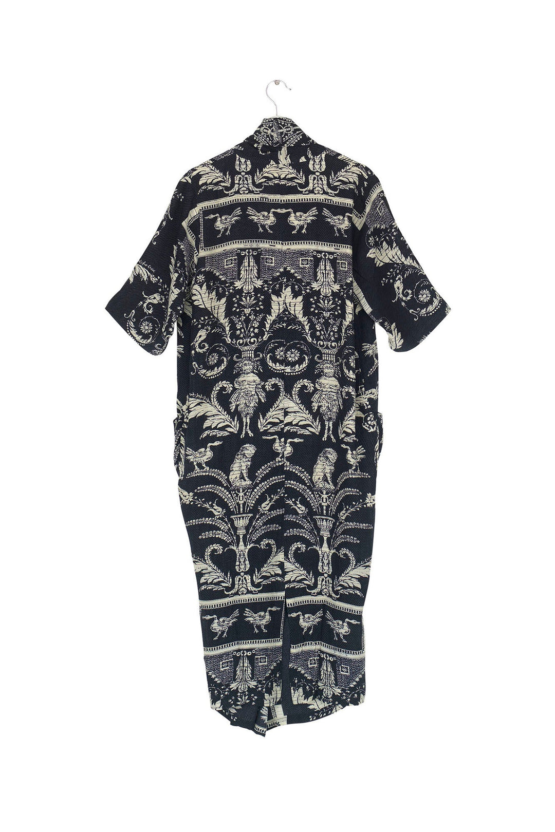 Vintage Damask Black Rachel Dress