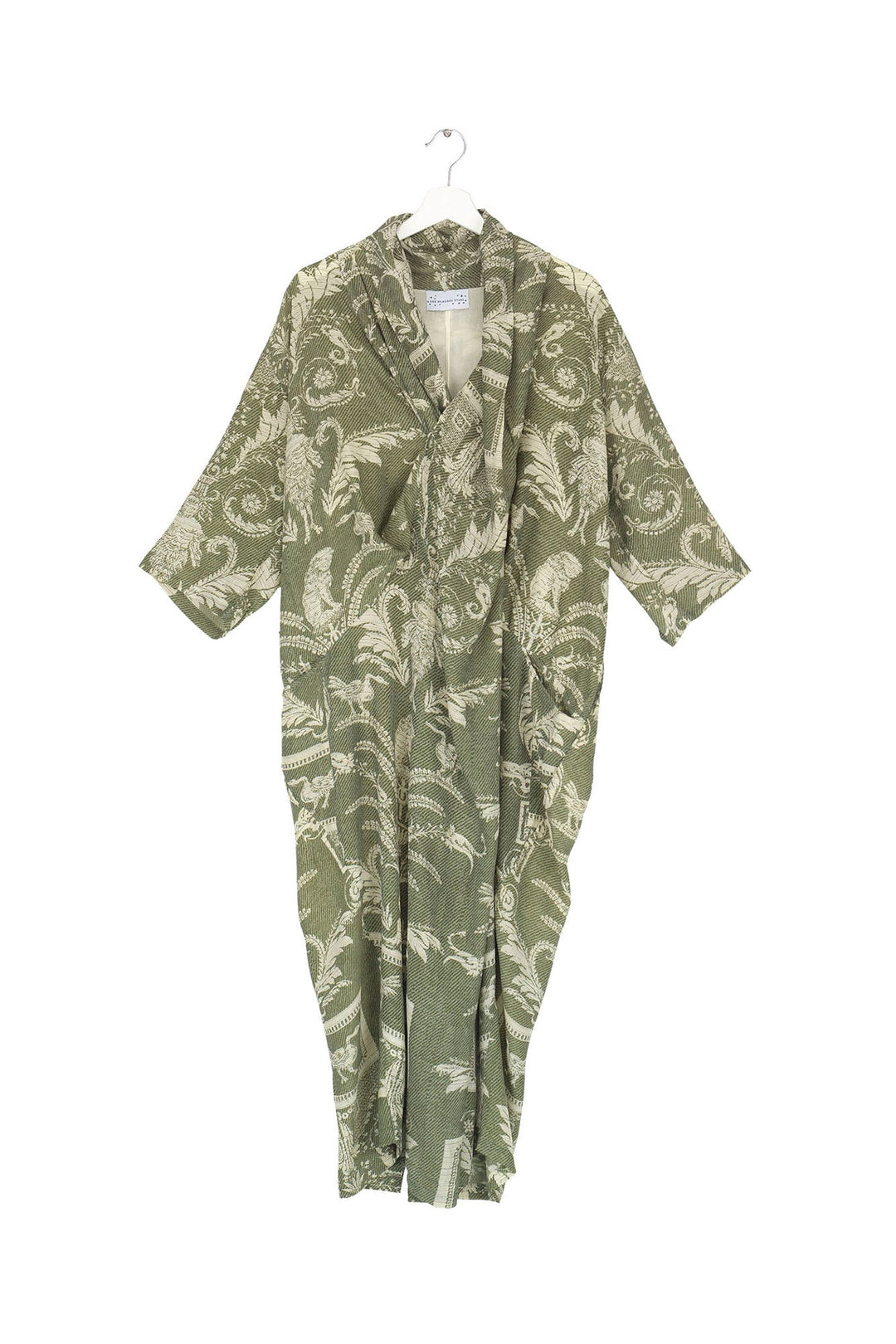 Vintage Damask Sage Rachel Dress