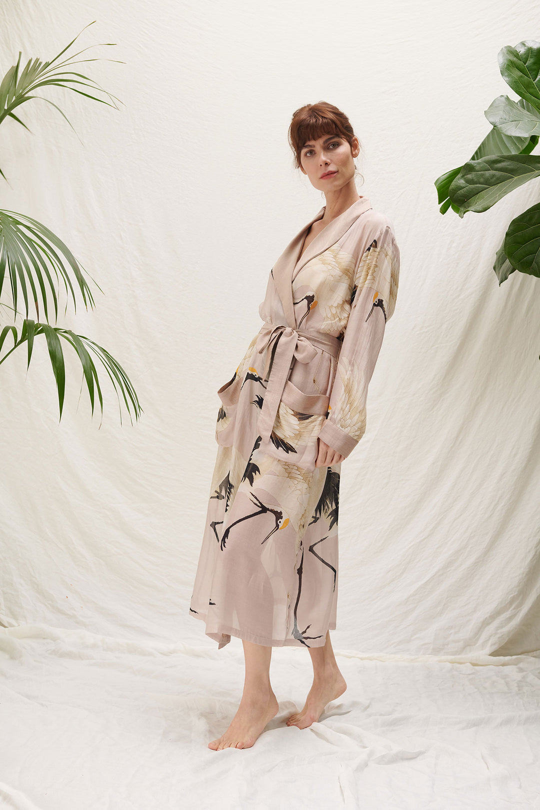 Stork Plaster Pink Gown