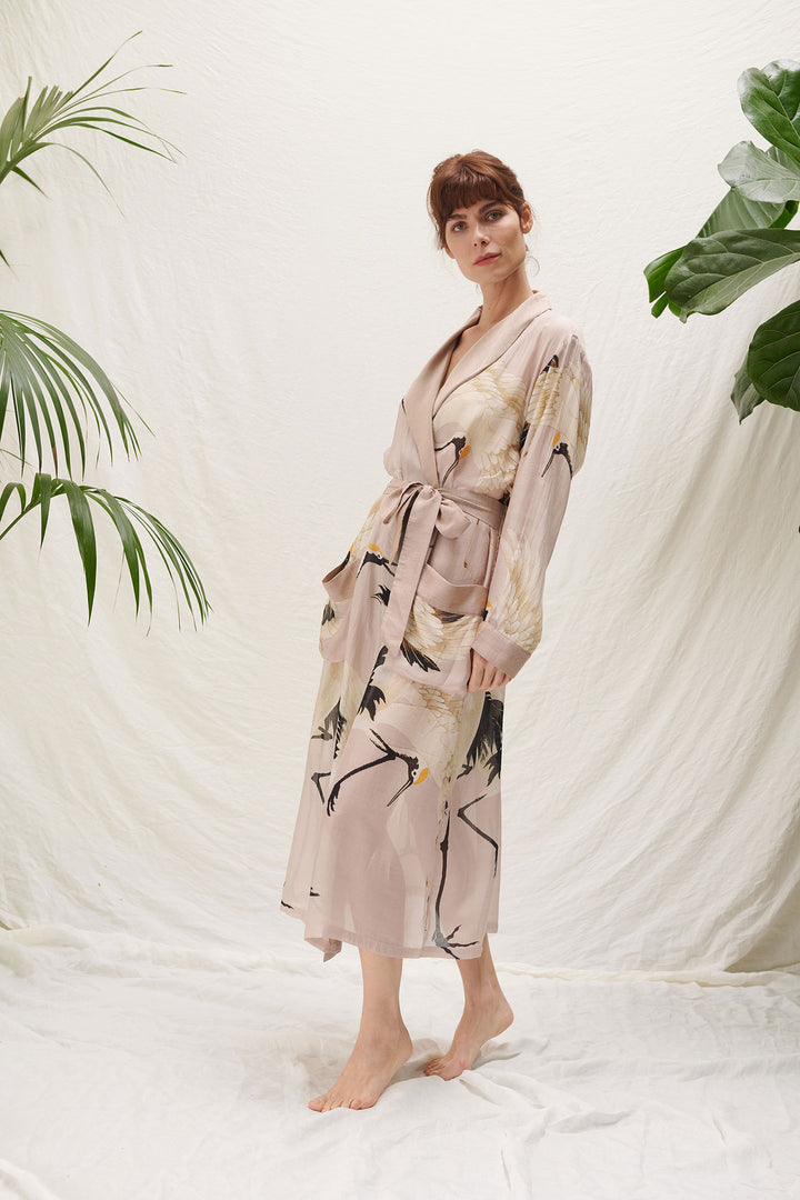 Stork Plaster Pink Gown