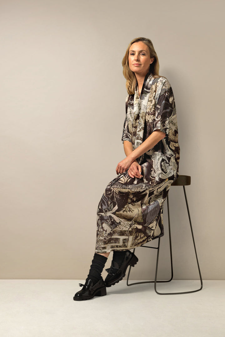 Sunburst Grey Rachel Dress