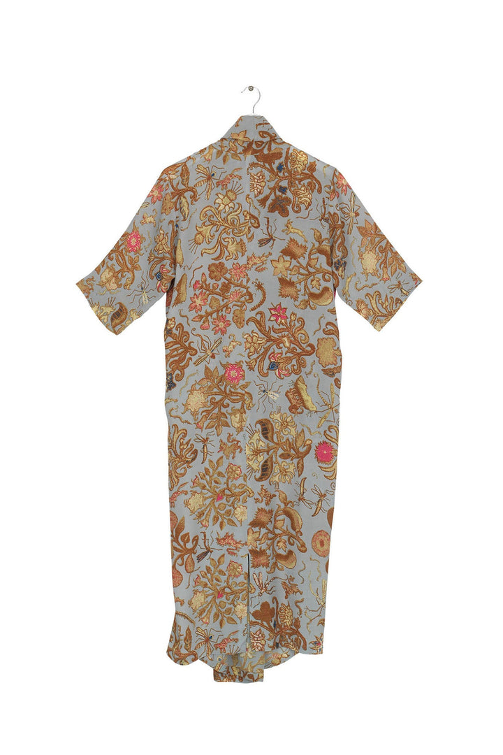Tudor Rose Grey Rachel Dress