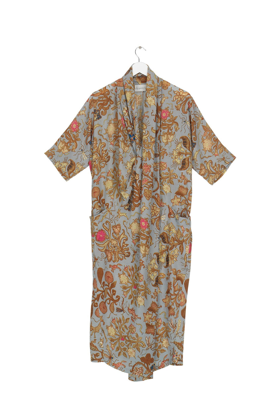 Tudor Rose Grey Rachel Dress