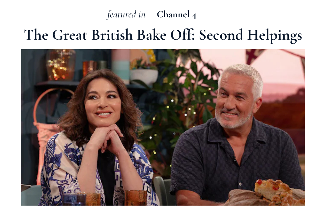 Nigella Is Back! Spotted In Our Giant Willow Blue Kimono