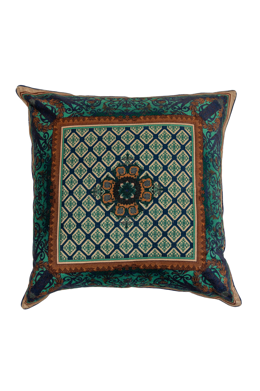 Amulet Emerald Velvet Cushion