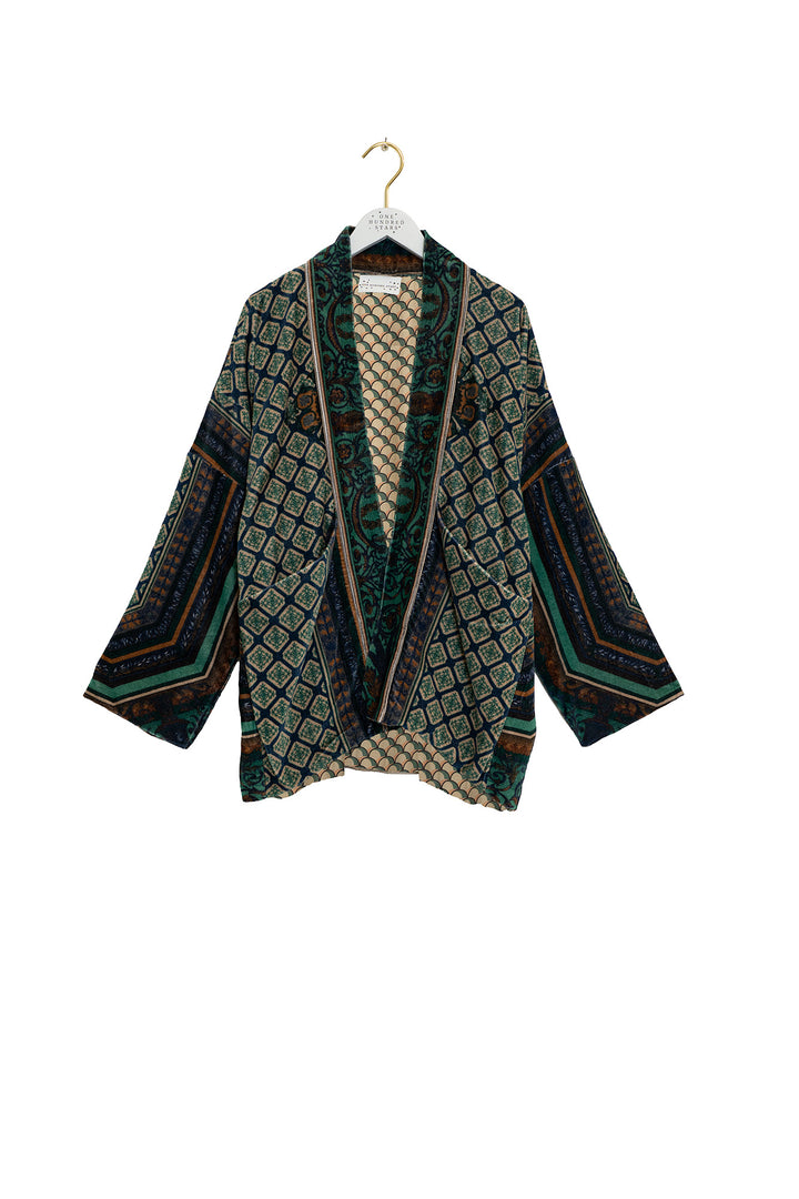 Amulet Emerald Velvet Pocket Jacket