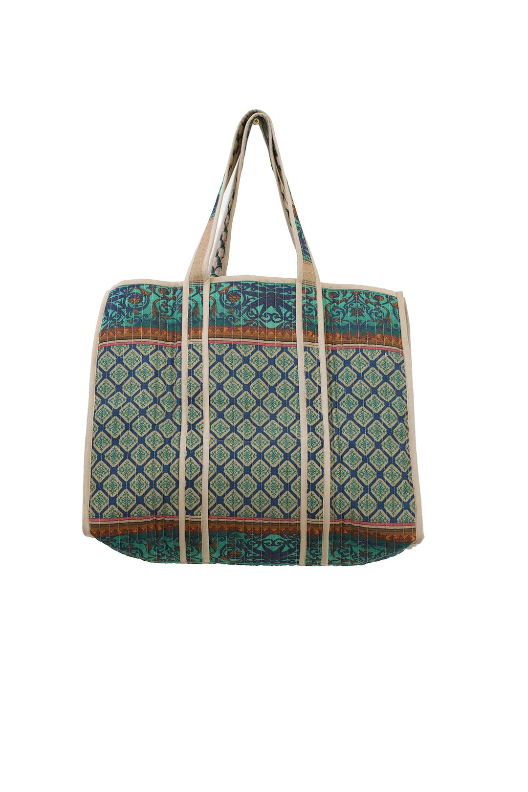 Amulet Emerald Canvas Quilted Tote Bag