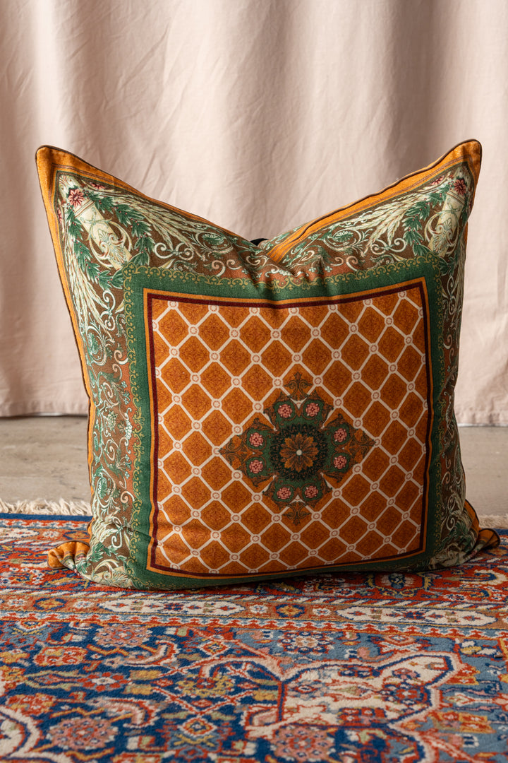 Amulet Gold Velvet Cushion
