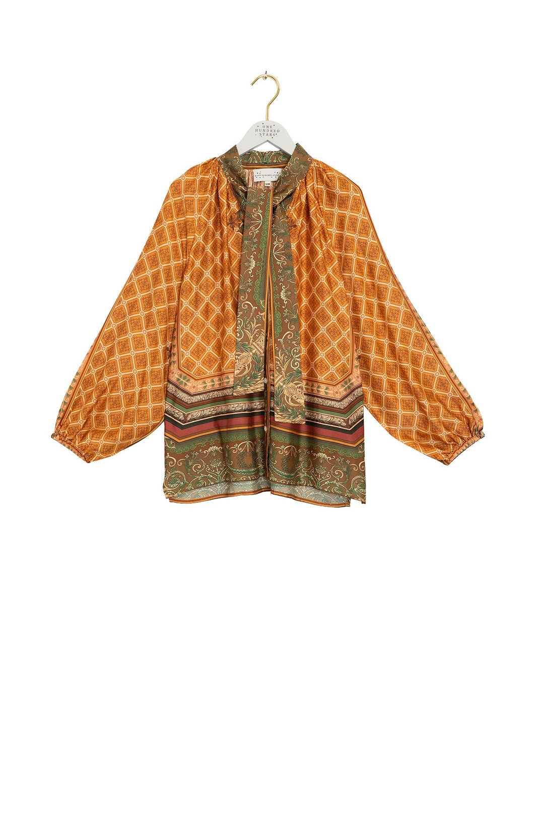 Amulet Gold Pussybow Blouse