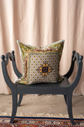 Amulet Green Velvet Cushion