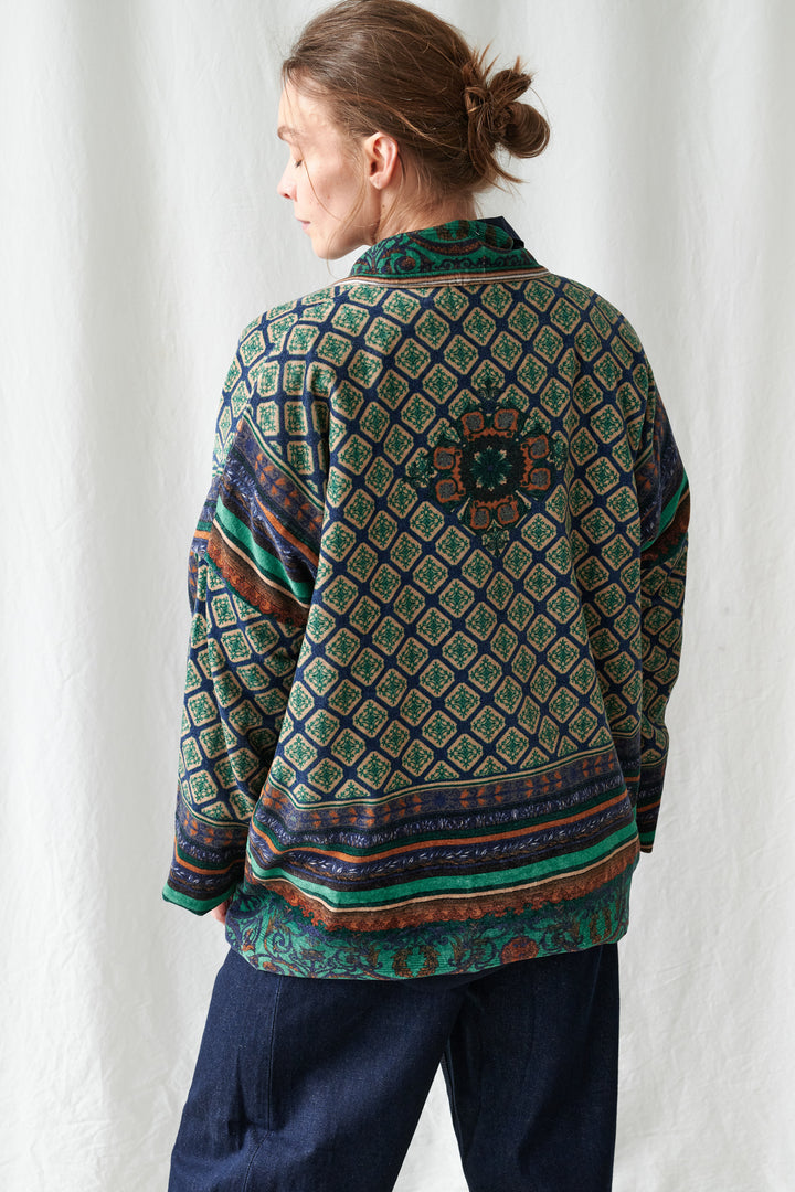 Amulet Emerald Velvet Pocket Jacket
