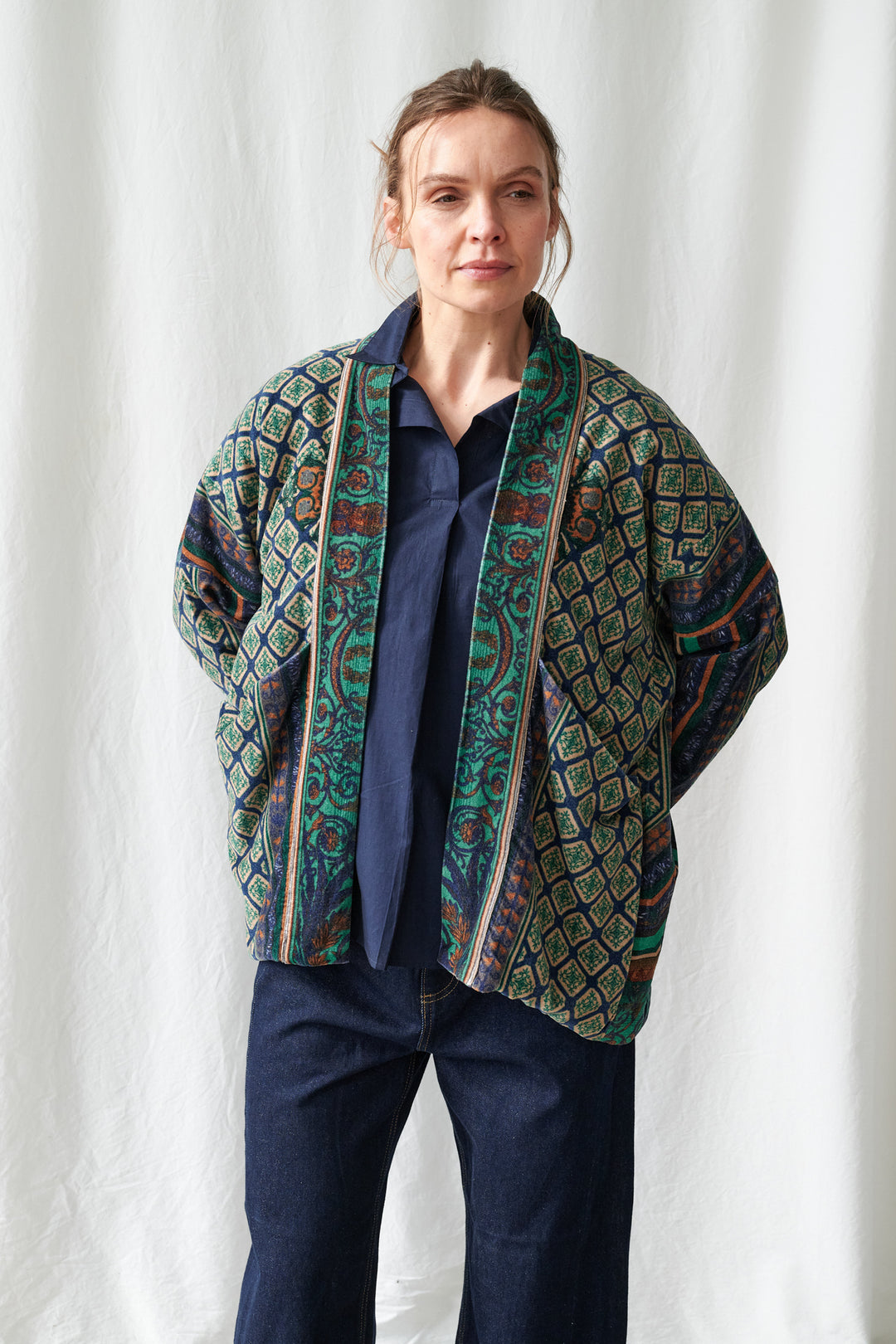Amulet Emerald Velvet Pocket Jacket