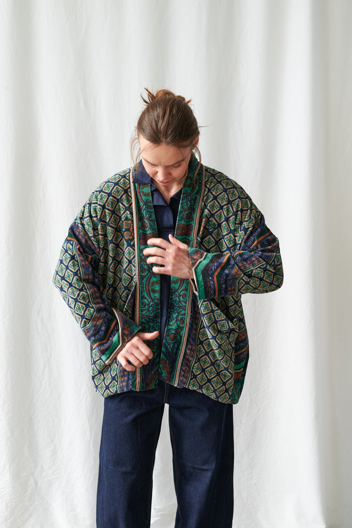 Amulet Emerald Velvet Pocket Jacket