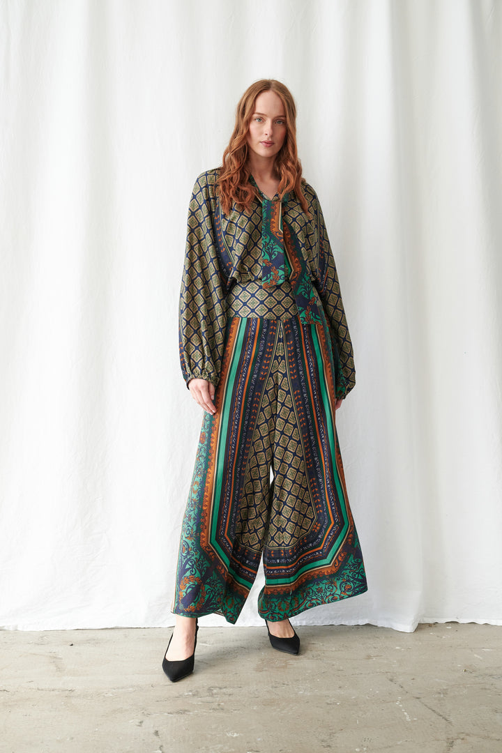 Amulet Emerald Palazzo Pants