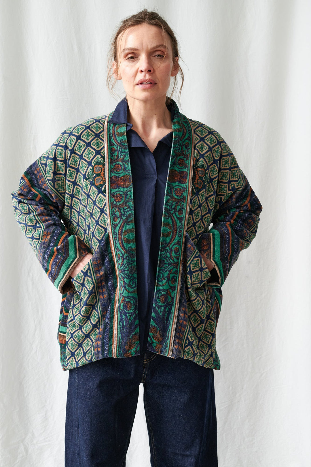 Amulet Emerald Velvet Pocket Jacket