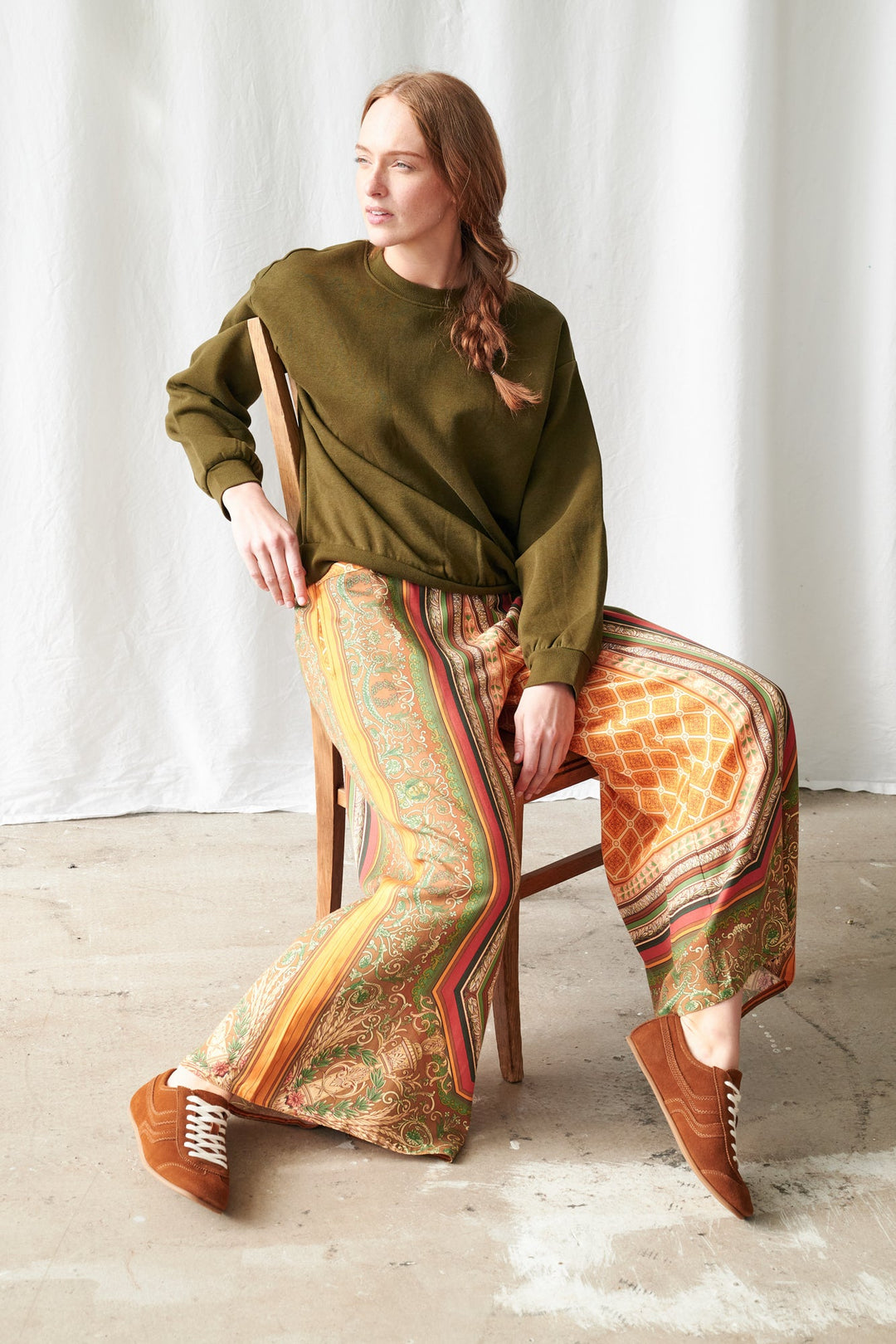 Amulet Gold Palazzo Pants