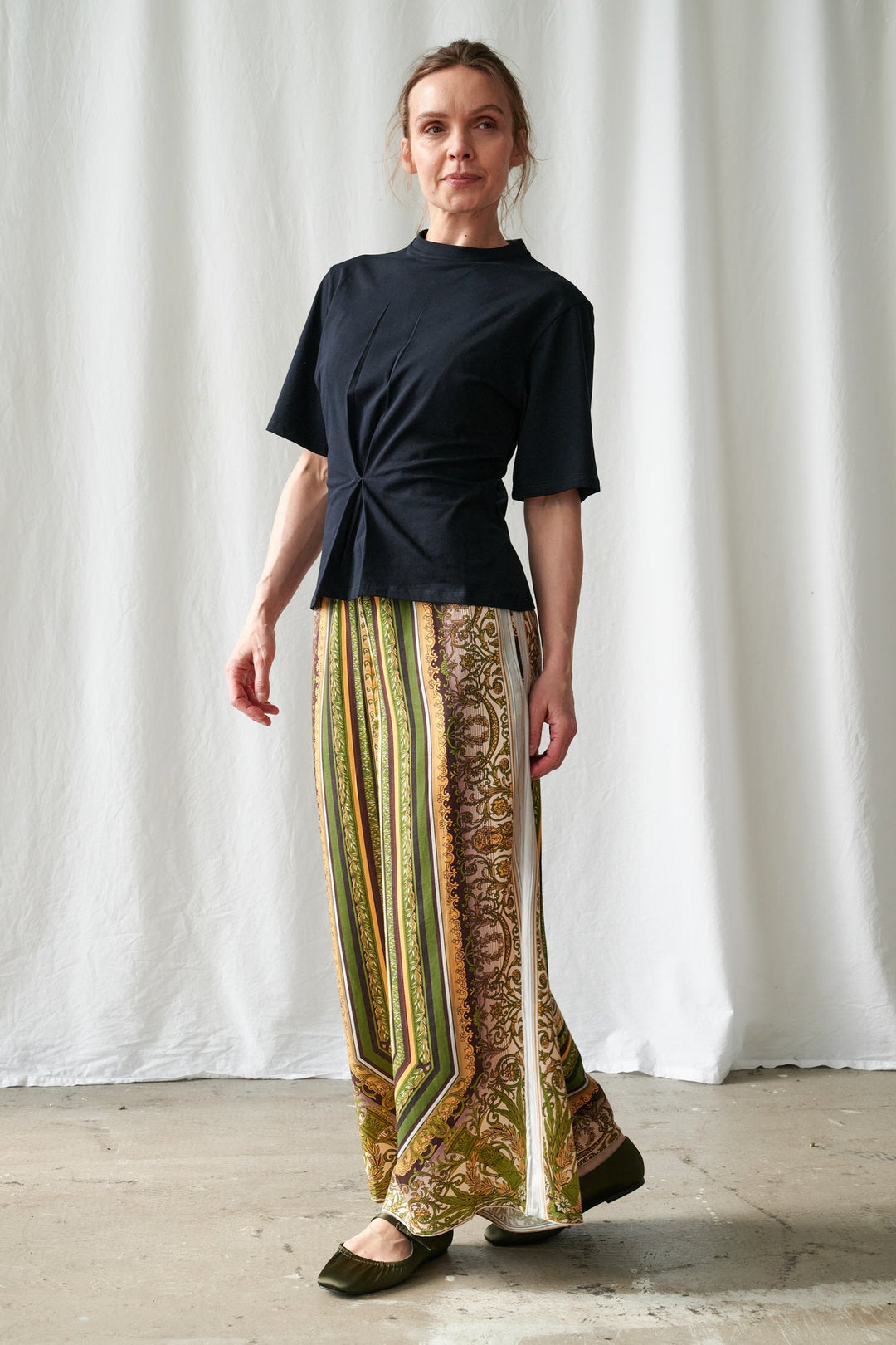 Amulet Green Palazzo Pants