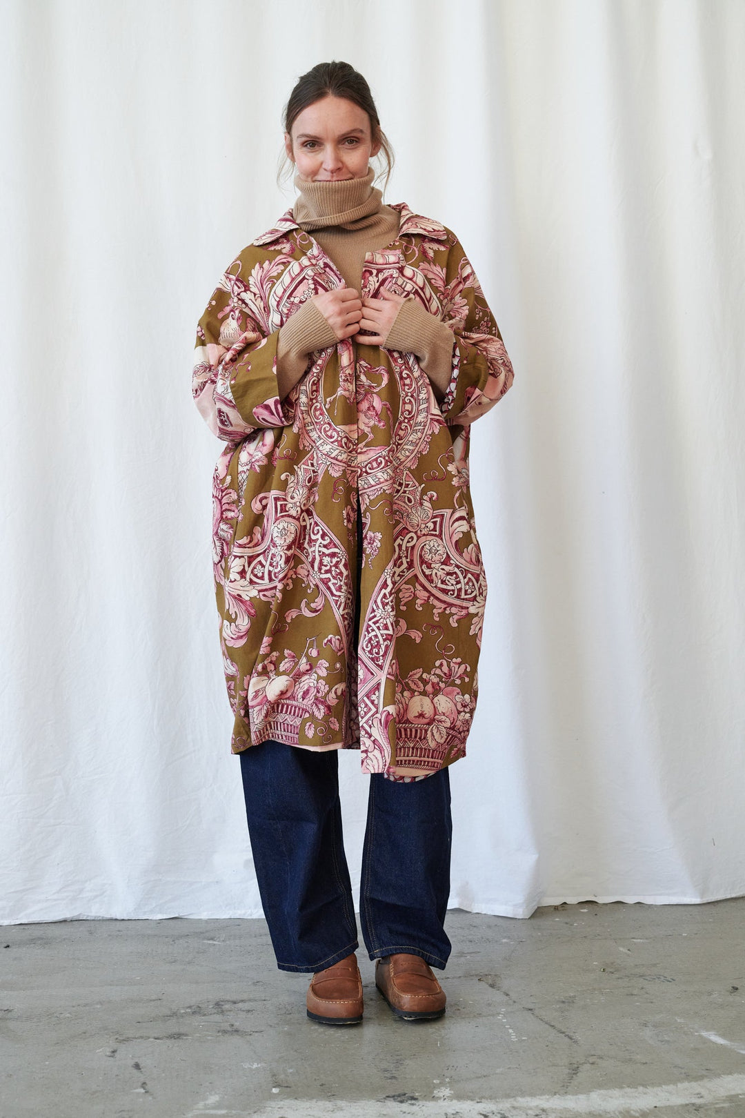 Angels Olive Artisan Coat