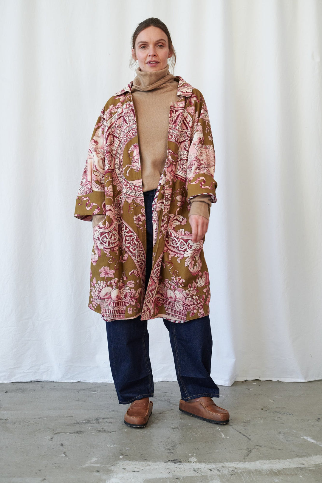 Angels Olive Artisan Coat