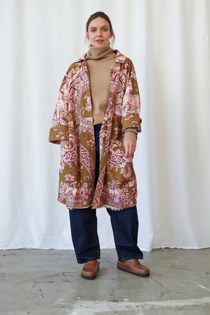 Angels Olive Artisan Coat