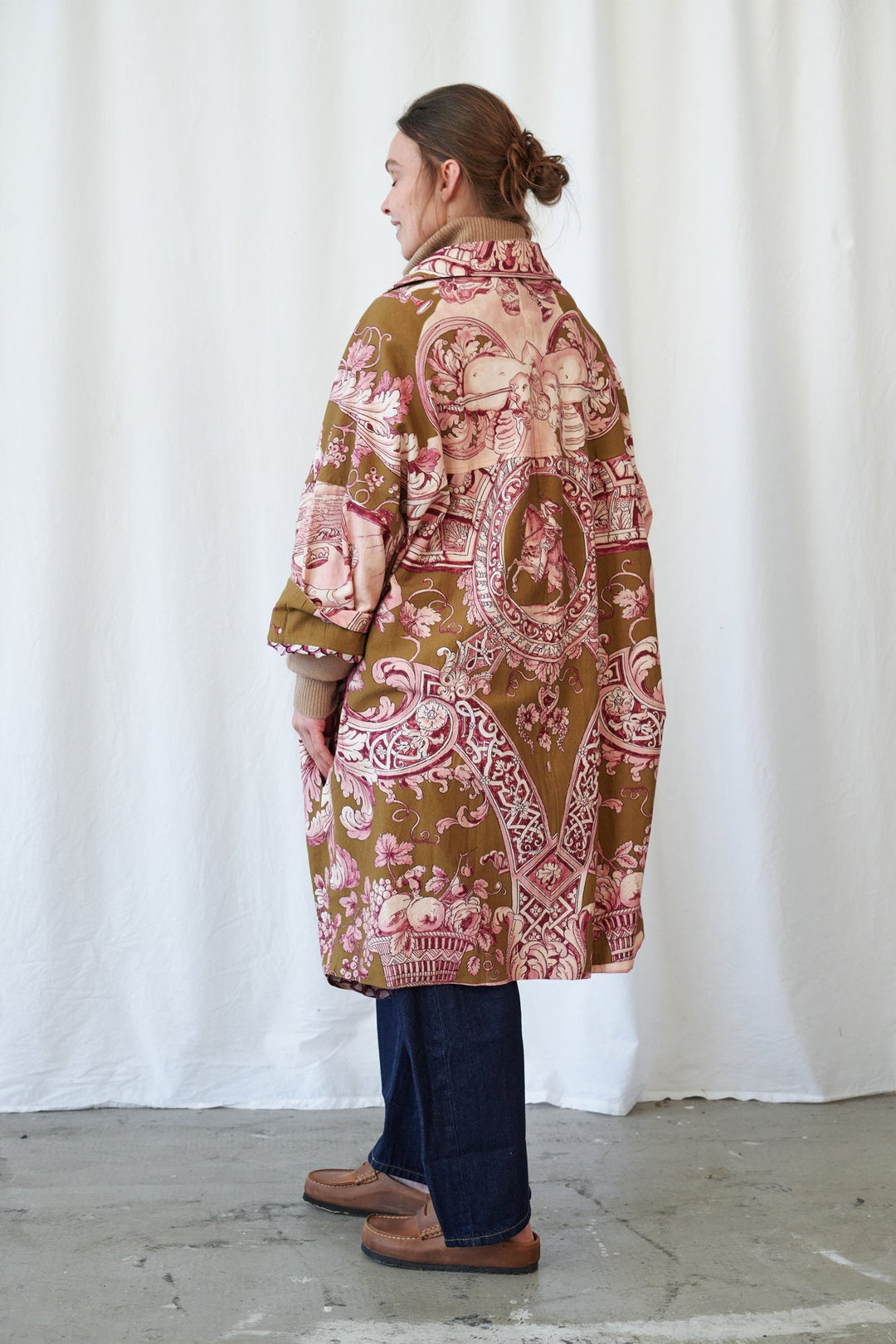 Angels Olive Artisan Coat