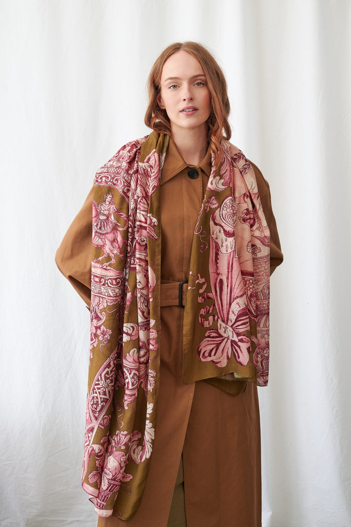 Angels Olive Scarf