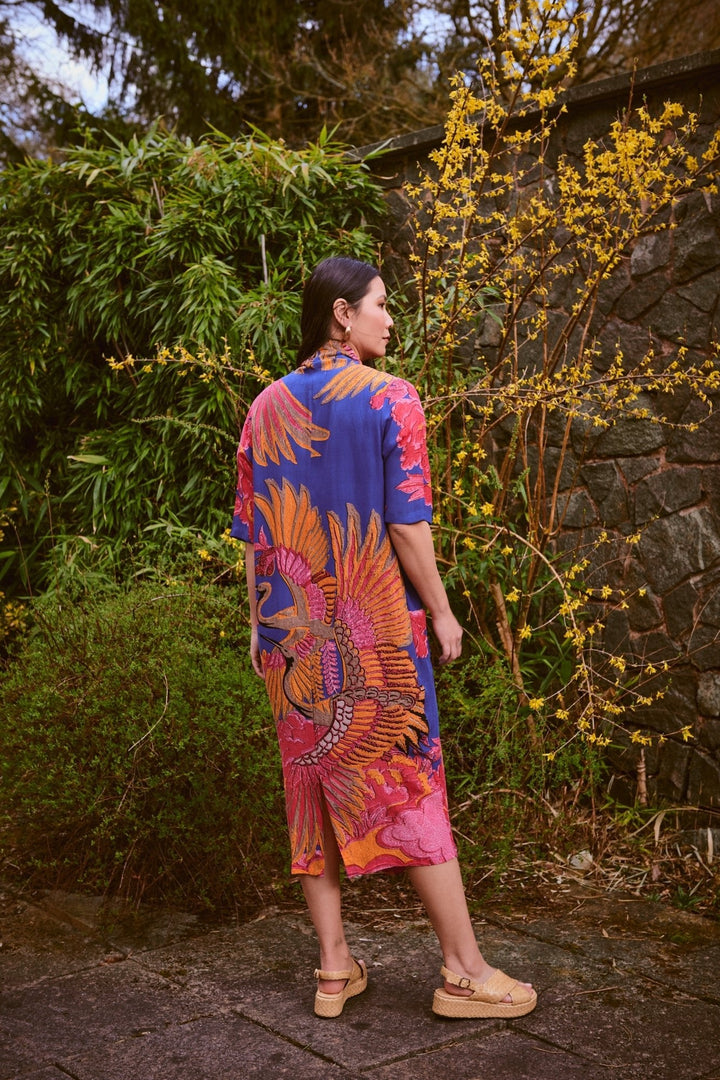 Crane Cobalt Rachel Dress