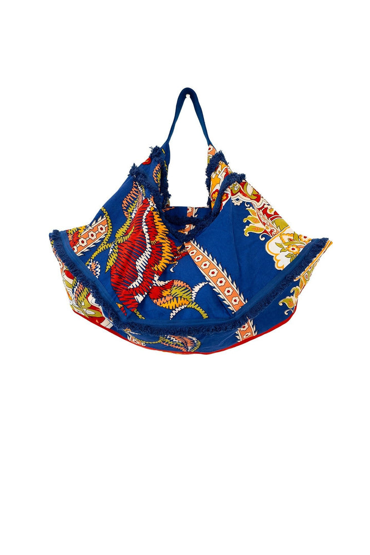 Carnival Cobalt Slouch Bag