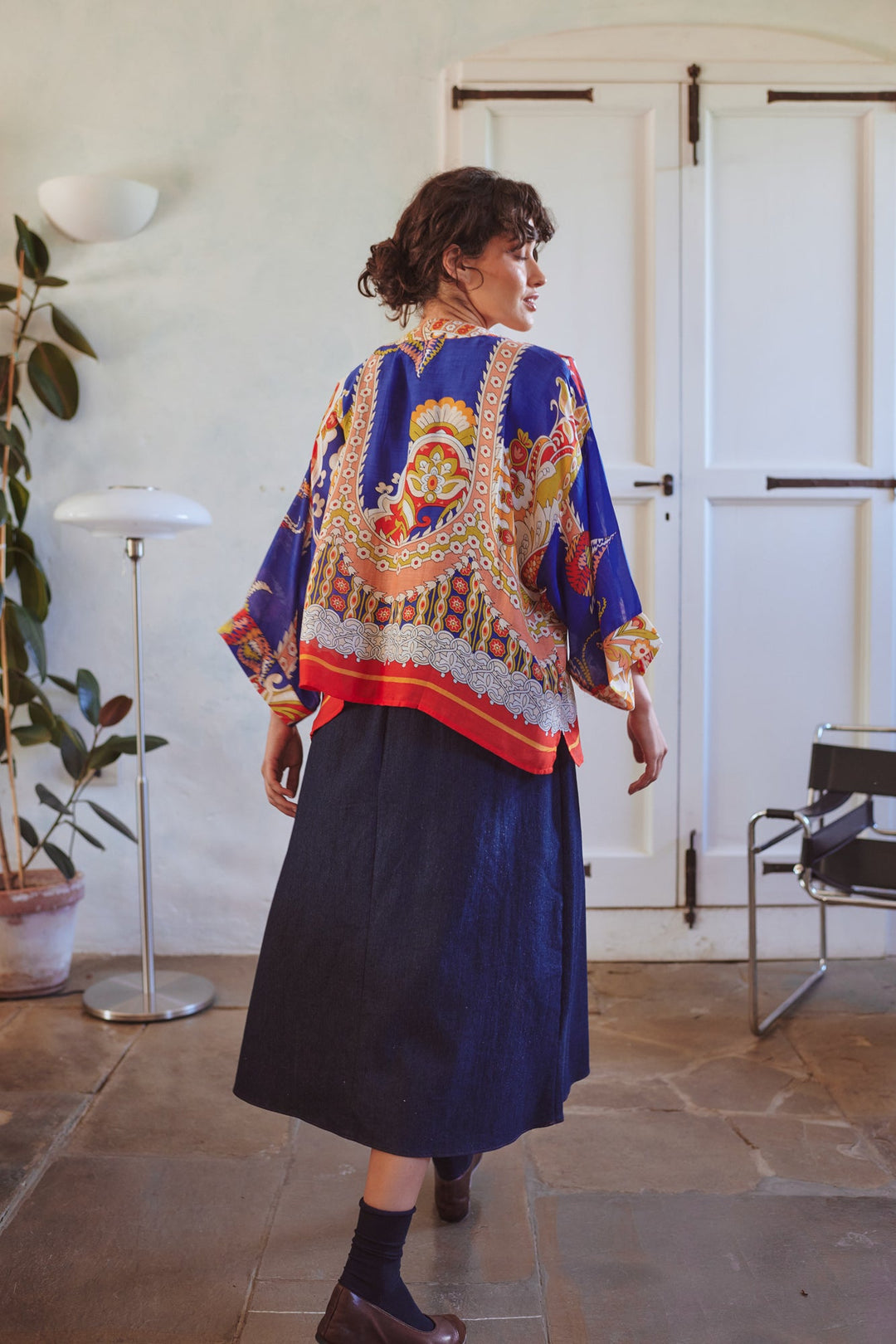 Carnival Cobalt Kimono