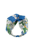 Cartouche Blue Cotton Headband