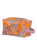 Cartouche Orange Cotton Wash Bag