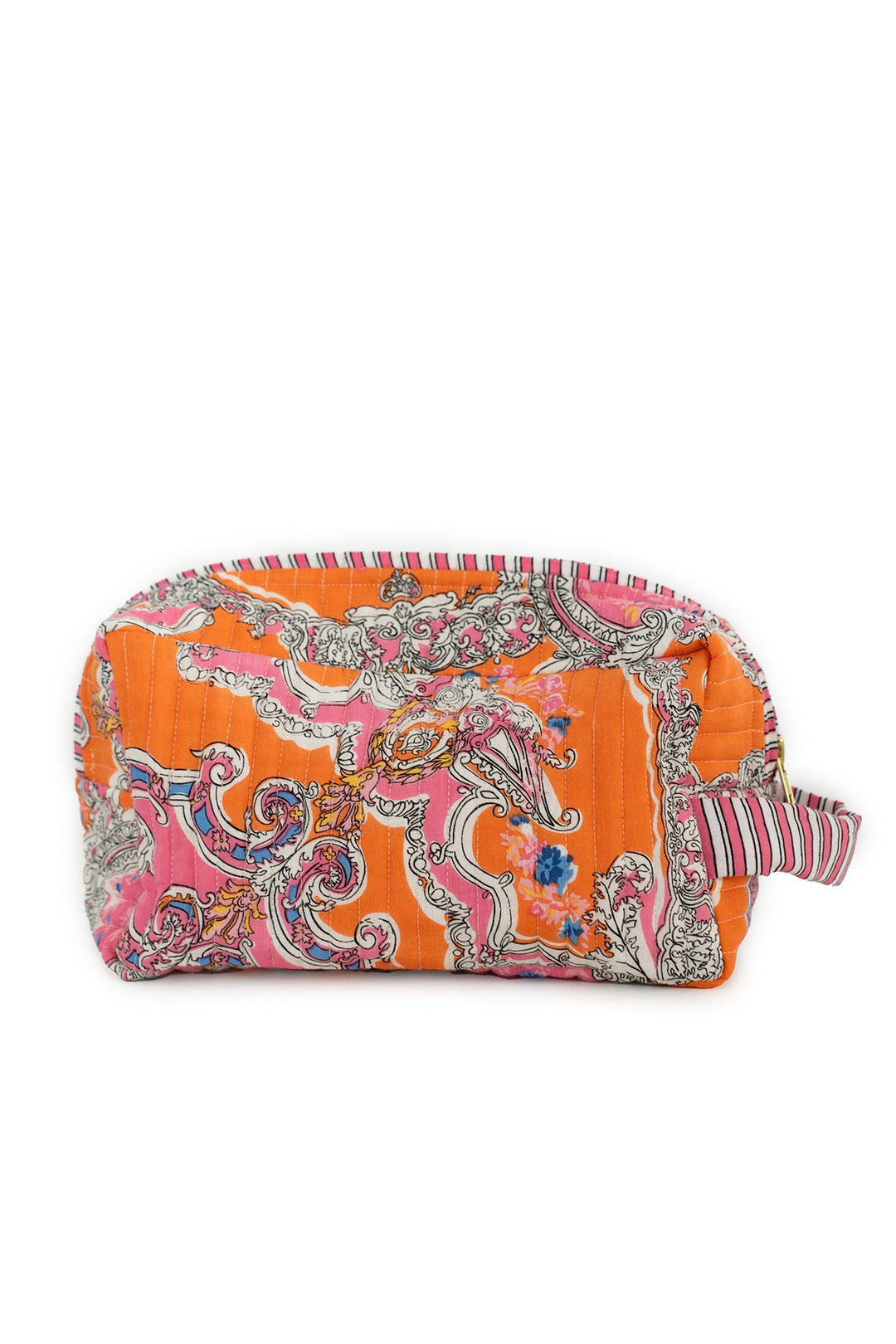 Cartouche Orange Cotton Wash Bag
