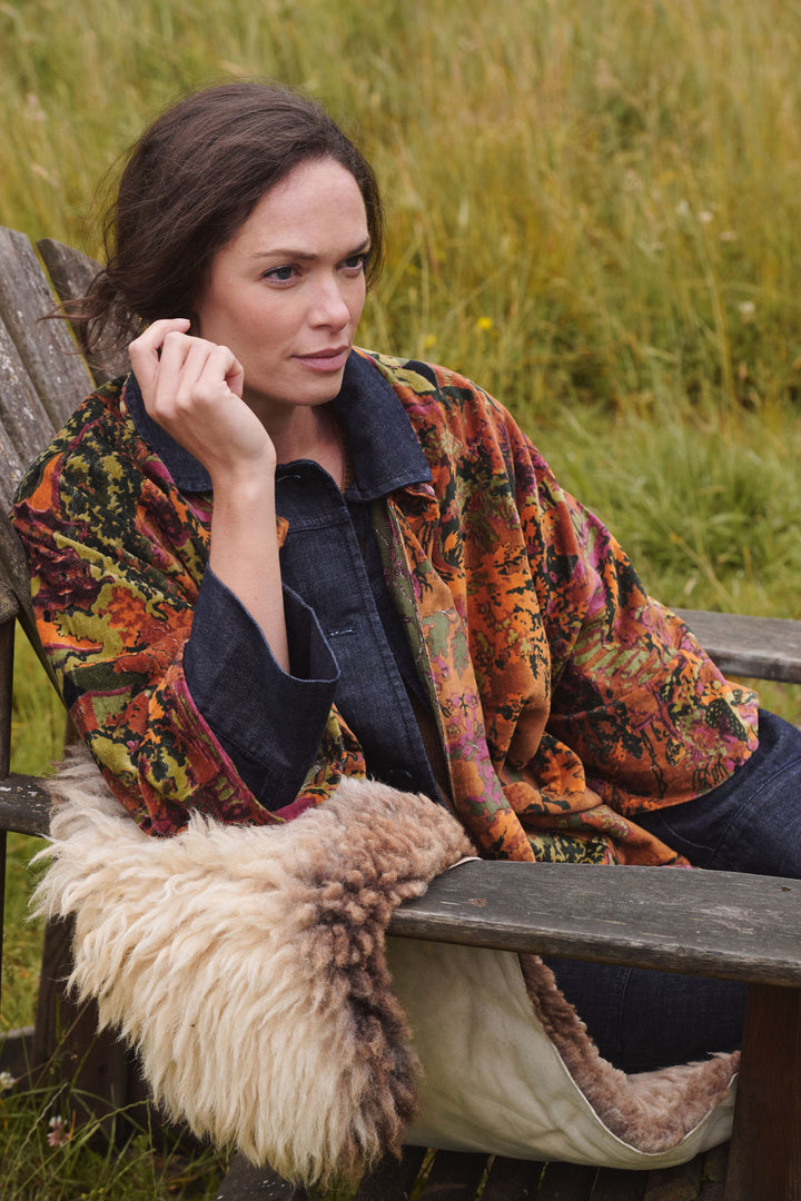 China Tree Cigar Velvet Jacket