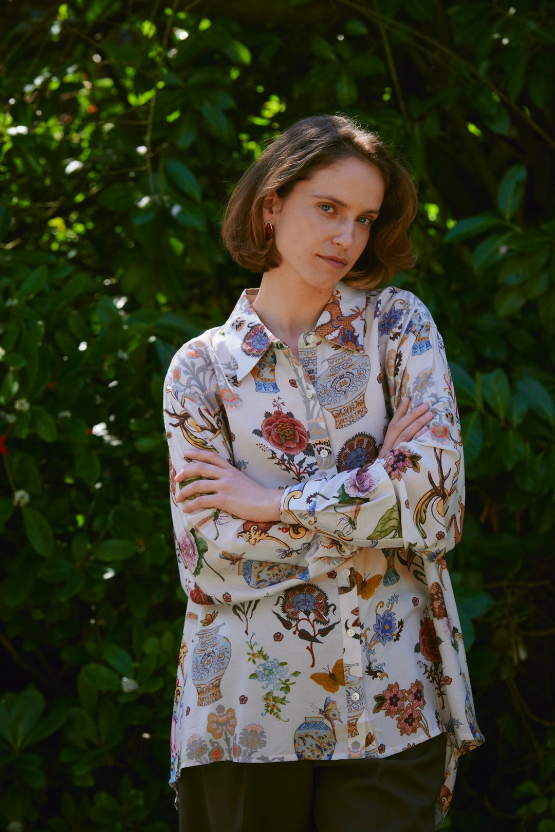 Cornucopia Ivory Oversized Shirt