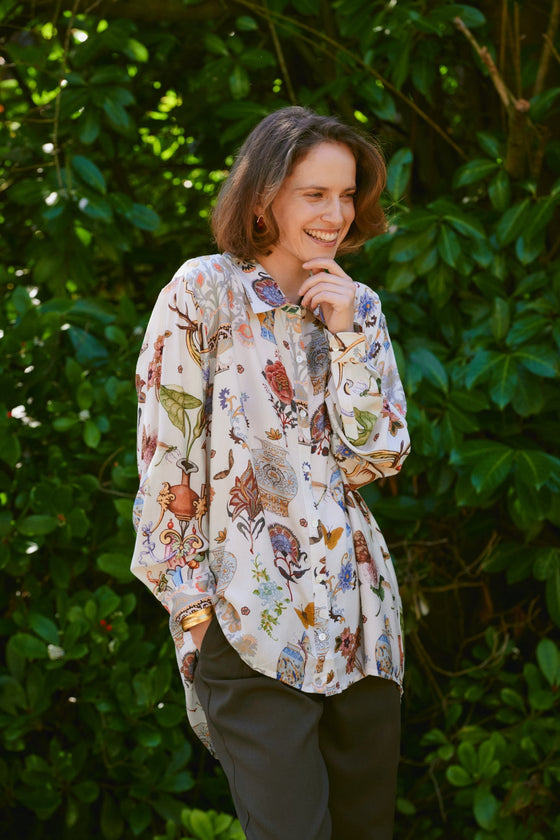 Cornucopia Ivory Oversized Shirt