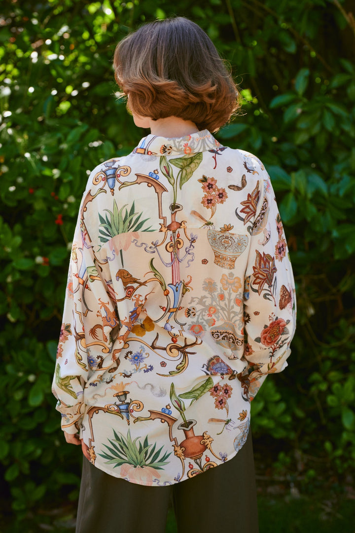 Cornucopia Ivory Oversized Shirt