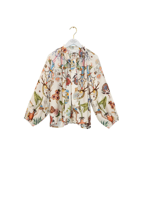 Cornucopia Ivory PussyBow Blouse