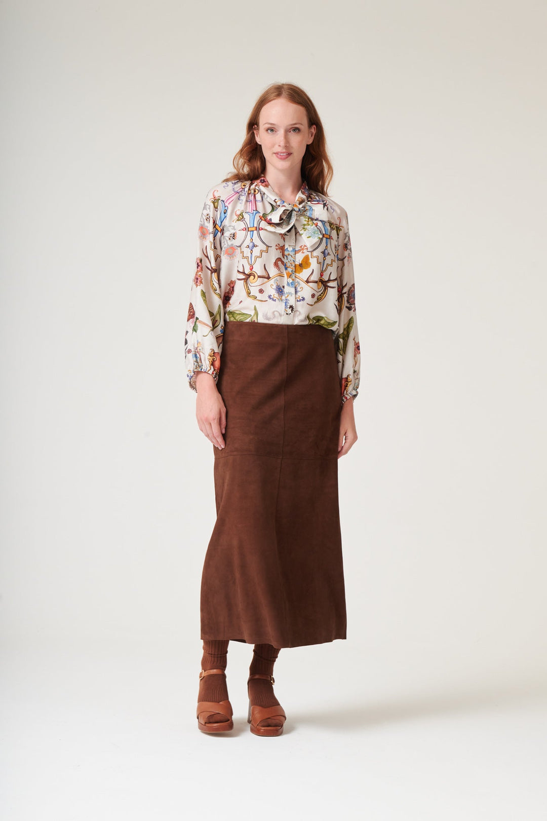 Cornucopia Ivory PussyBow Blouse