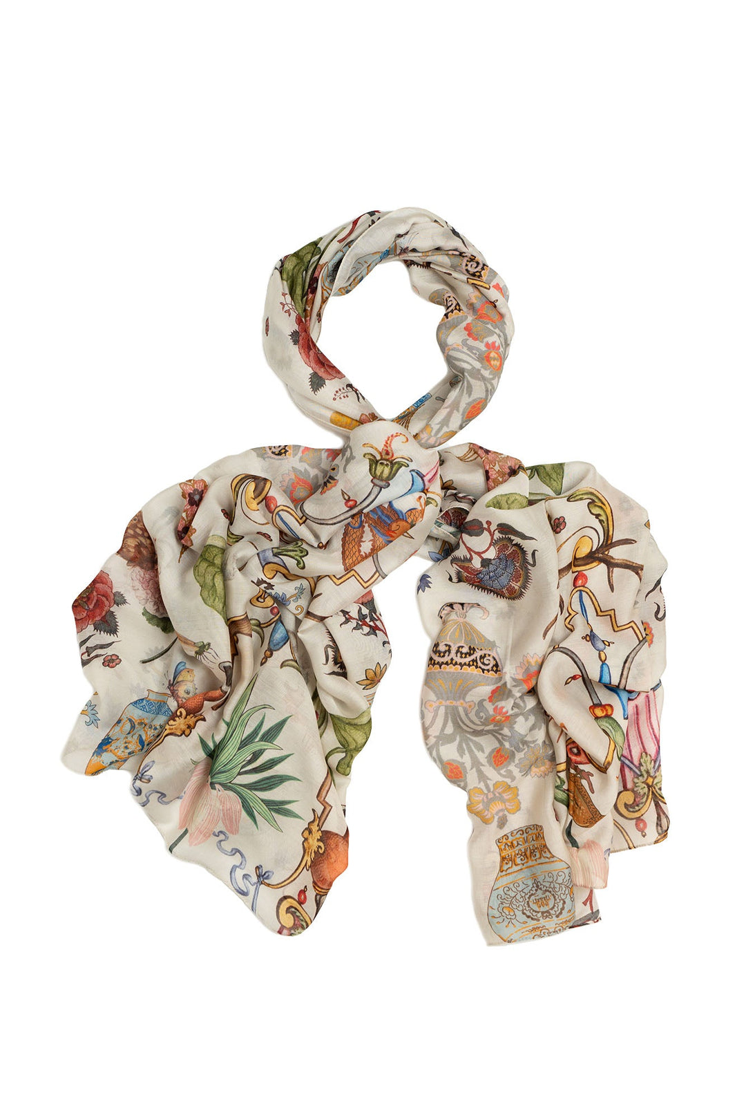 Cornucopia Ivory Scarf