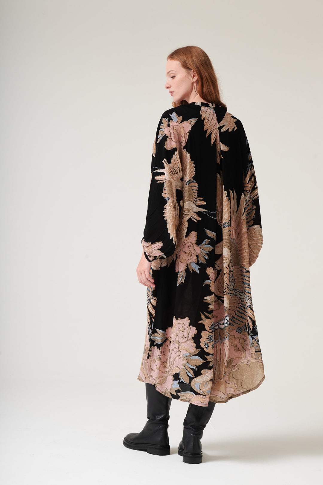 Crane Black Crepe Darcy Dress