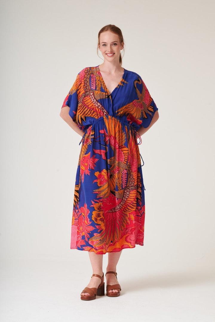 Crane Cobalt String Dress