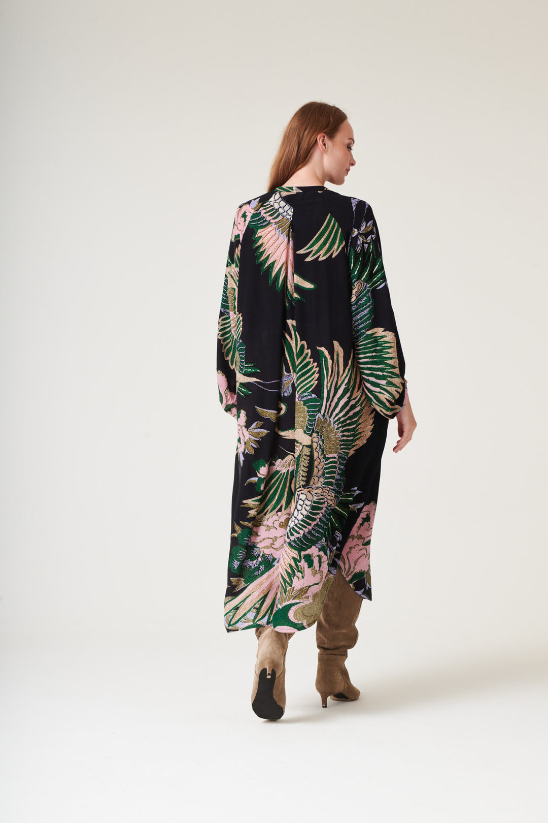Crane Emerald Crepe Darcy Dress