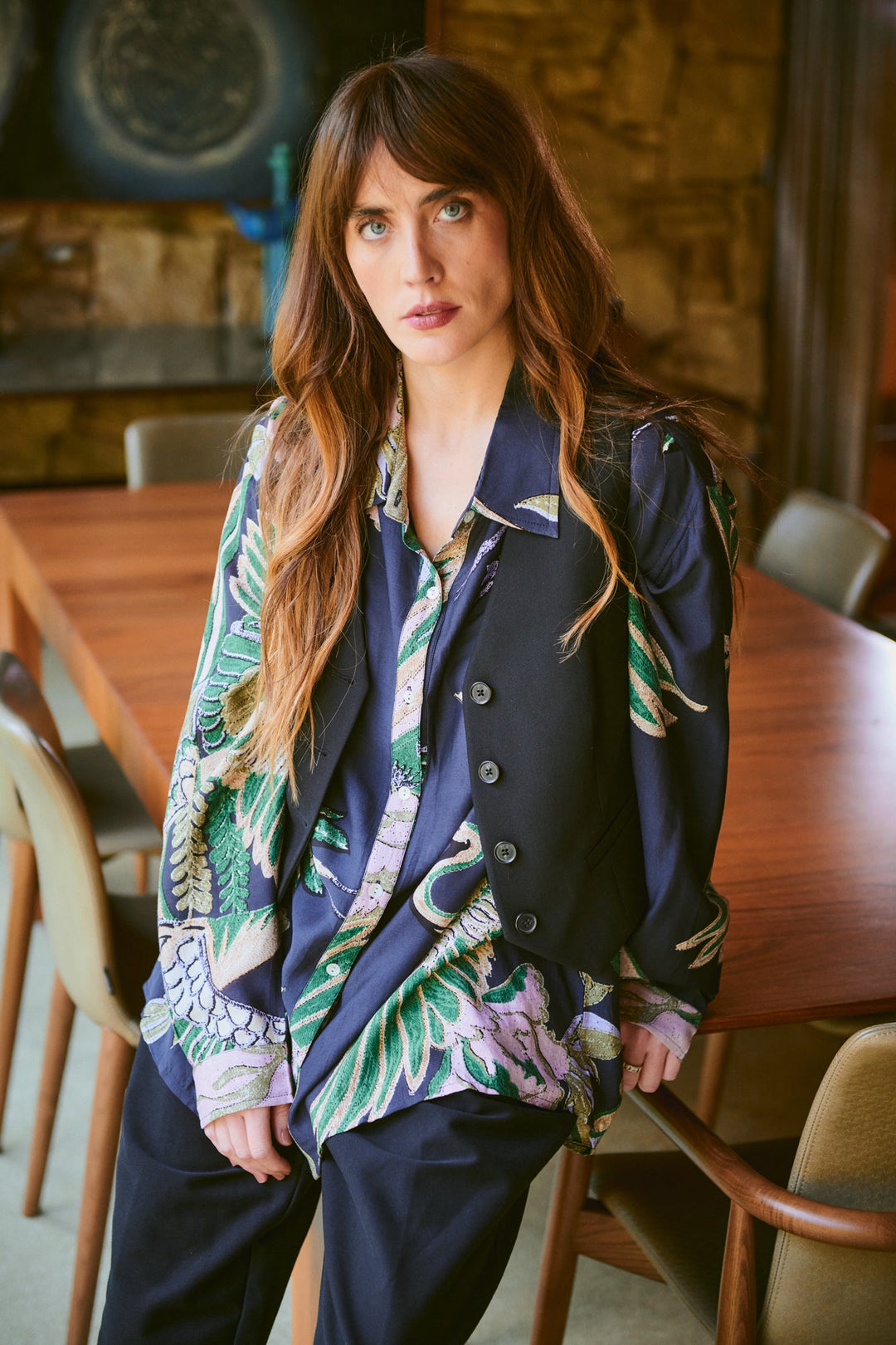 Crane Emerald Oversized Shirt