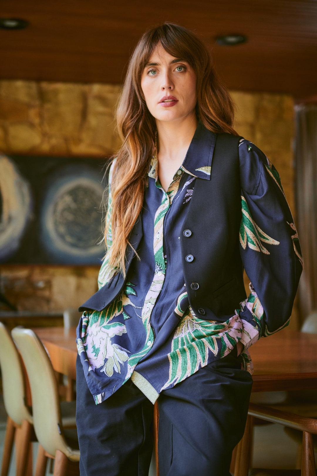 Crane Emerald Oversized Shirt