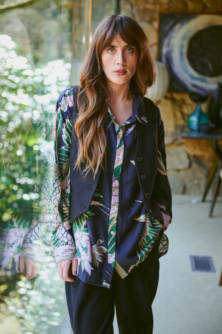 Crane Emerald Oversized Shirt