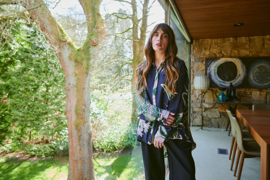 Crane Emerald Oversized Shirt