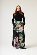 Crane Emerald Crepe Palazzo Pants