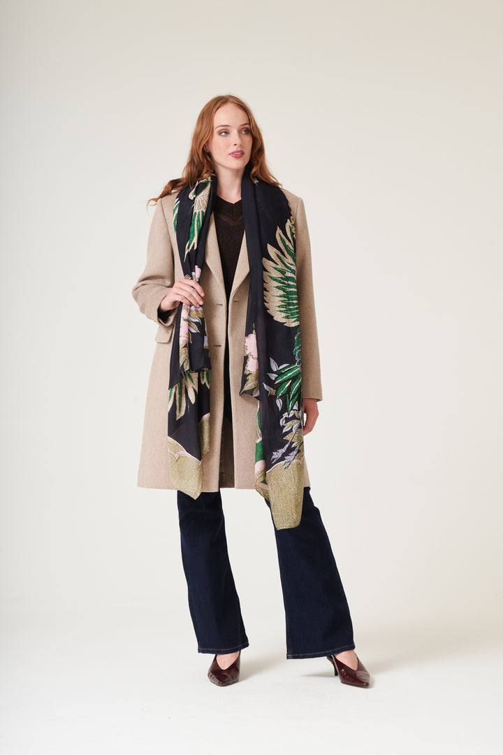 Crane Emerald Scarf