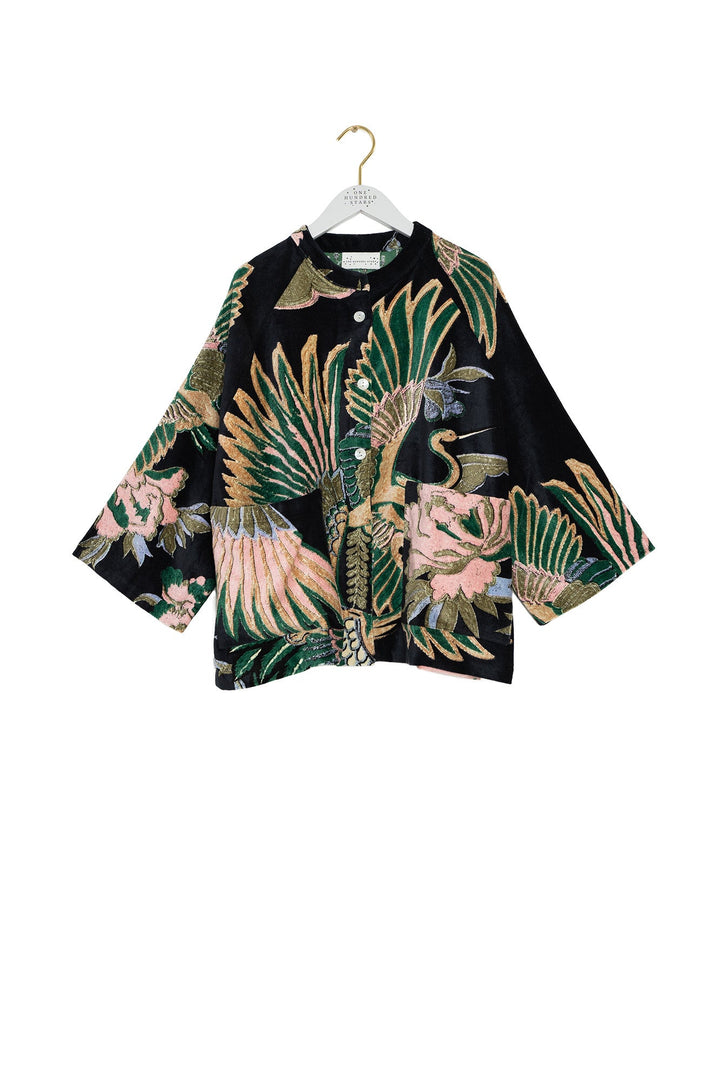 Crane Emerald Velvet Jacket